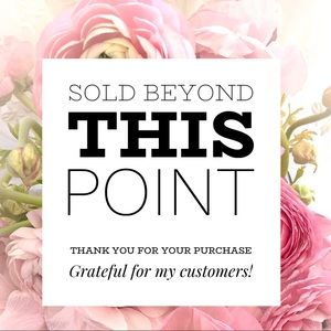 Thank You For Your Purchase! I❤️ my customers!